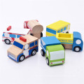 FQ marca educacional baby model craft mini brinquedo de madeira kids car